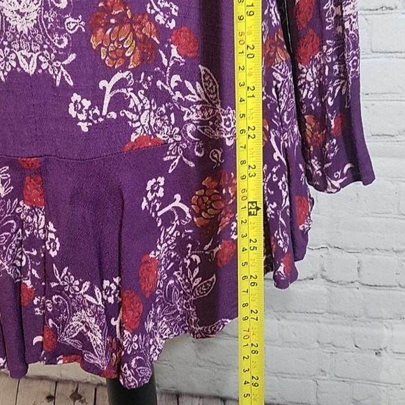 NWOT FREE PEOPLE floral open back dress, sz M - Picture 4 of 5